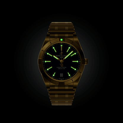 BT Chronomat Automatic 36 Victoria Beckham, 18k Yellow Gold, Ref# K103801A1C1K1, Unworn 2024