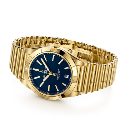 BT Chronomat Automatic 36 Victoria Beckham, 18k Yellow Gold, Ref# K103801A1C1K1, Unworn 2024
