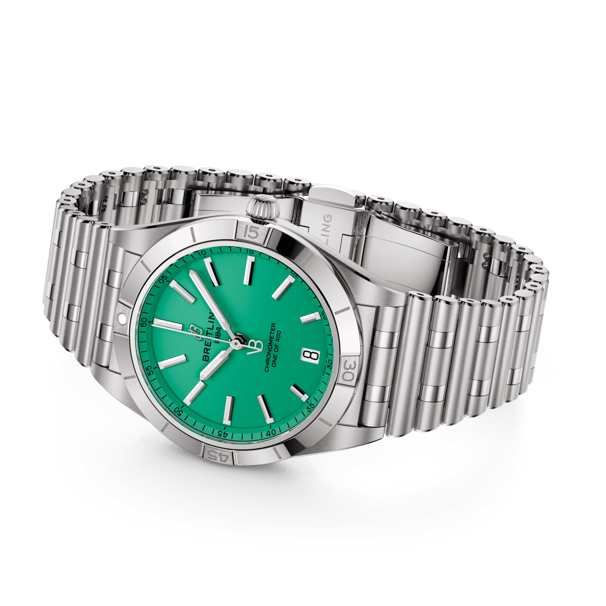 BT Chronomat Automatic 36 Victoria Beckham, Stainless steel, Ref# A103801A1L1A1, Unworn 2024
