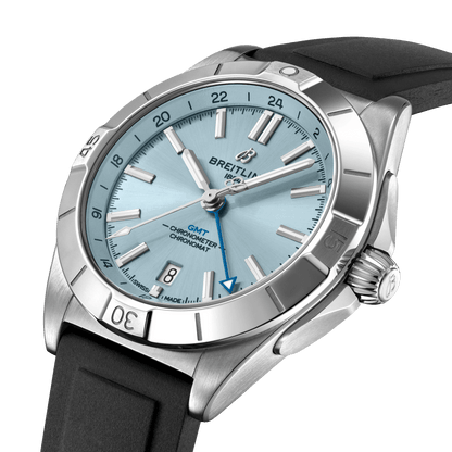 BT Chronomat Automatic GMT 40, Stainless steel and Platinum, Ref# P32398101C1S1, Unworn 2024