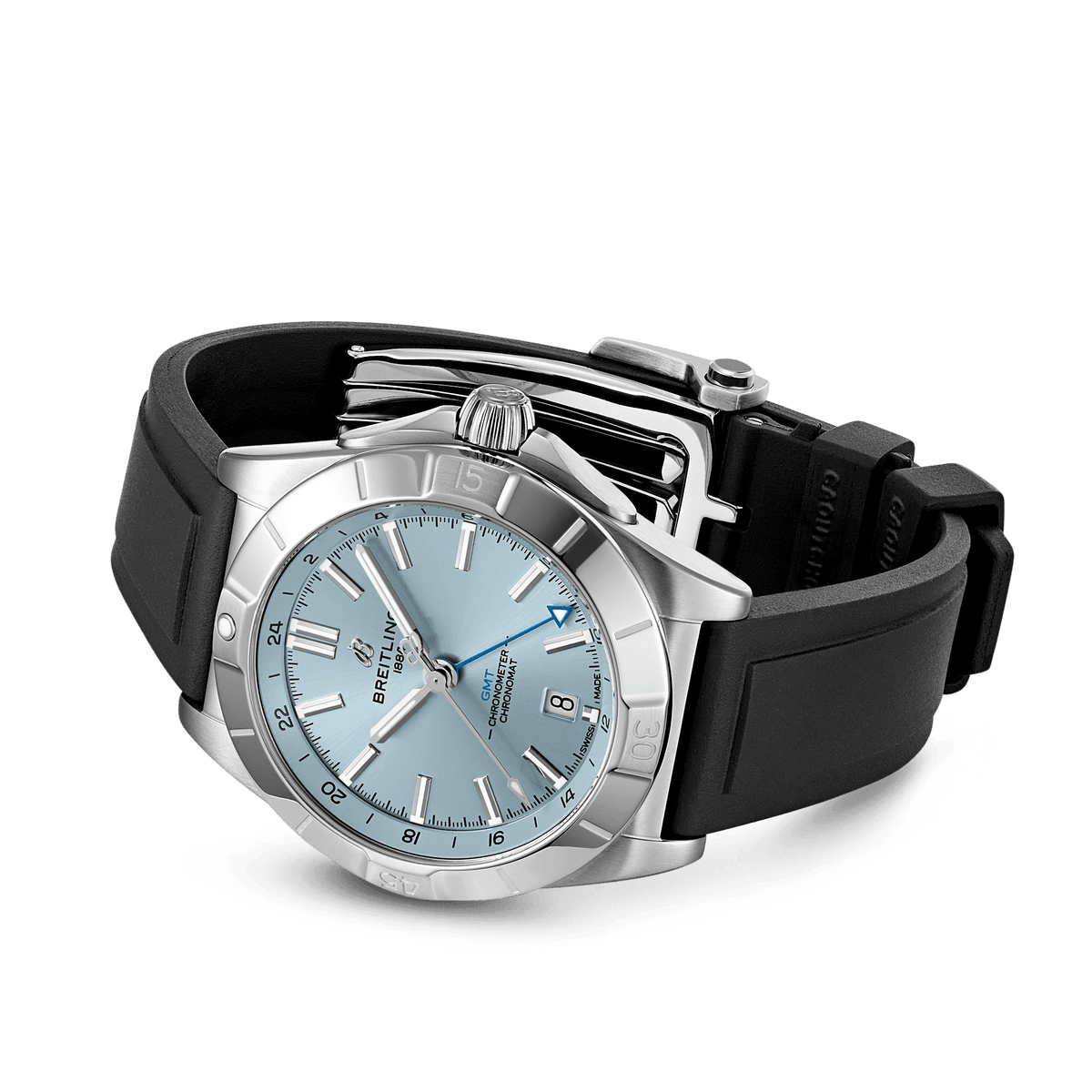 BT Chronomat Automatic GMT 40, Stainless steel and Platinum, Ref# P32398101C1S1, Unworn 2024