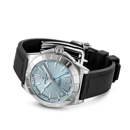 BT Chronomat Automatic GMT 40, Stainless steel and Platinum, Ref# P32398101C1S1, Unworn 2024