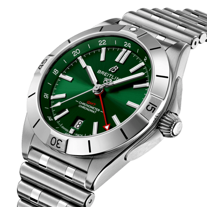 BT Chronomat Automatic GMT 40, Stainless Steel, Ref# A32398101L1A1, Unworn 2024