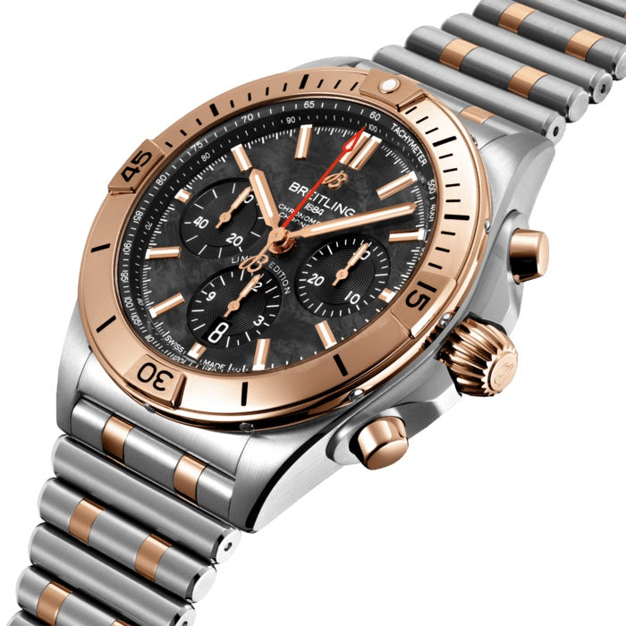 BT Chronomat B01 42 Stainless Steel & 18k Red Gold Ref# UB01341A1B1U1