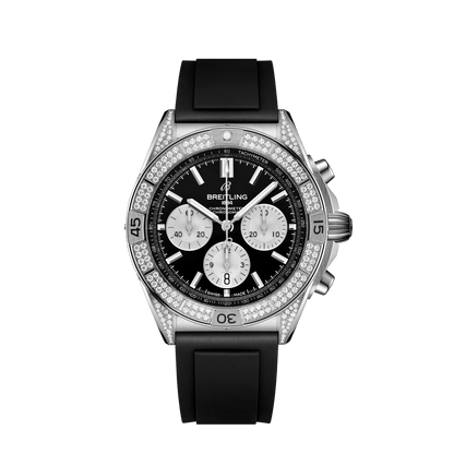 BT Chronomat B01 42, Stainless Steel and Diamonds, Ref# AB0134721B1S1, Unworn 2024
