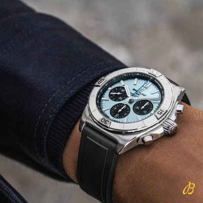 BT Chronomat B01 42, Stainless steel and Platinum, Ref# PB0134101C1S1, Unworn 2024