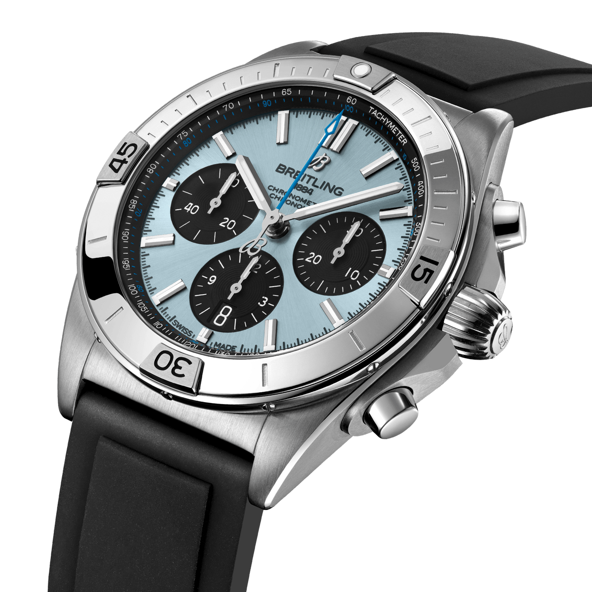 BT Chronomat B01 42, Stainless steel and Platinum, Ref# PB0134101C1S1, Unworn 2024