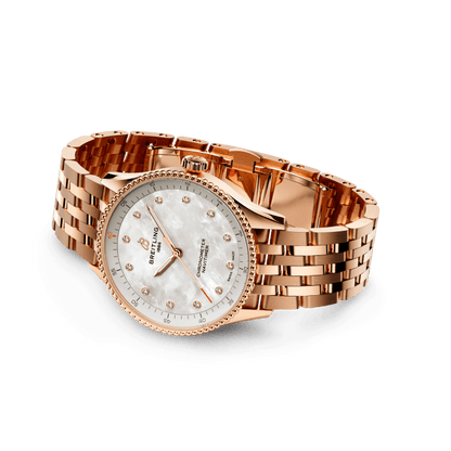 BT Navitimer 32, Small-scale traceable 18k Red Gold, Ref# R77320E61A1R1, Unworn 2024