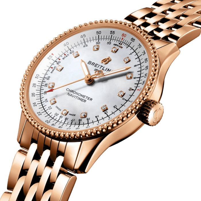 BT Navitimer Automatic 35 18k Red Gold Ref# R17395211A1R1