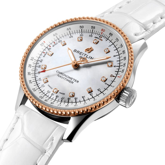 BT Navitimer Automatic 35 Stainless Steel & 18k Red Gold Ref# U17395211A1P3