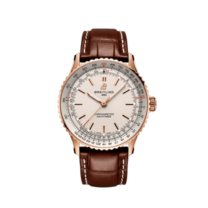 BT Navitimer Automatic 41, Small-scale traceable 18k Red Gold, Ref# R17329F41G1P1, Unworn 2024