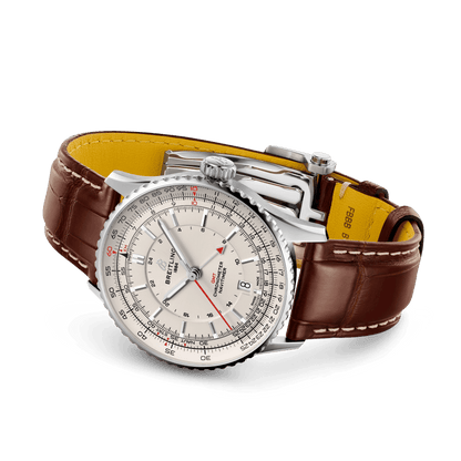 BT Navitimer Automatic GMT 41, Stainless Steel, Ref# A32310211G1P1, Unworn 2024