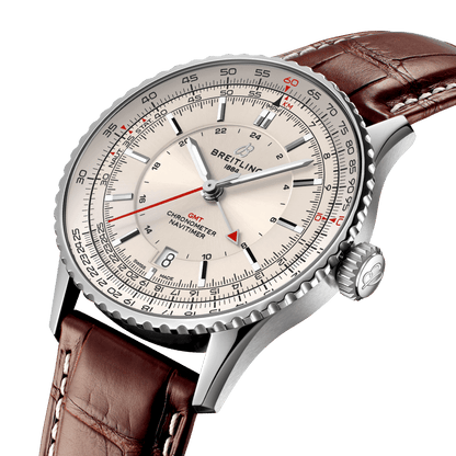 BT Navitimer Automatic GMT 41, Stainless Steel, Ref# A32310211G1P1, Unworn 2024