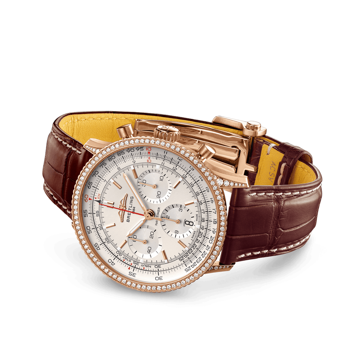 BT Navitimer B01 Chronograph 41, 18k Red Gold, Ref# RB0139631G1P1, Unworn 2024