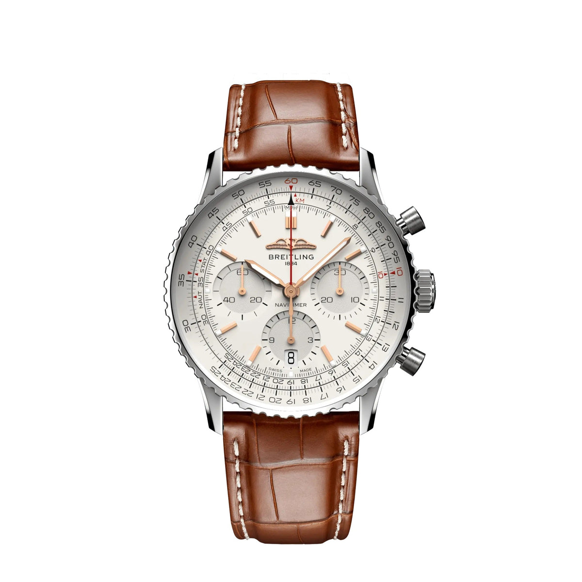 BT Navitimer B01 Chronograph 41 Stainless Steel Ref# AB0139211G1P1