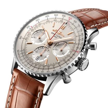 BT Navitimer B01 Chronograph 41 Stainless Steel Ref# AB0139211G1P1