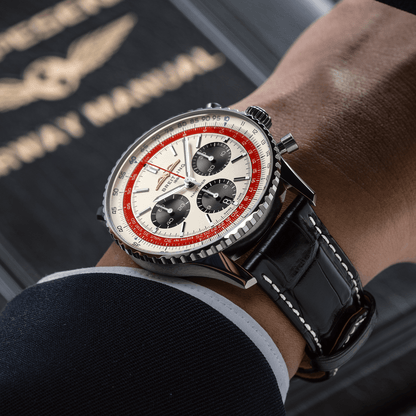BT Navitimer B01 Chronograph 43 Boeing 747, Stainless steel, Ref# AB01383B1G1P1, Unworn 2024