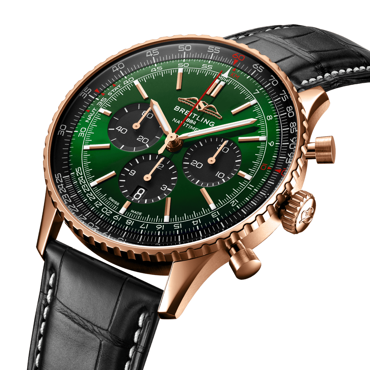 BT Navitimer B01 Chronograph 46, 18k Red Gold, Ref# RB0137241L1P1, Unworn 2024