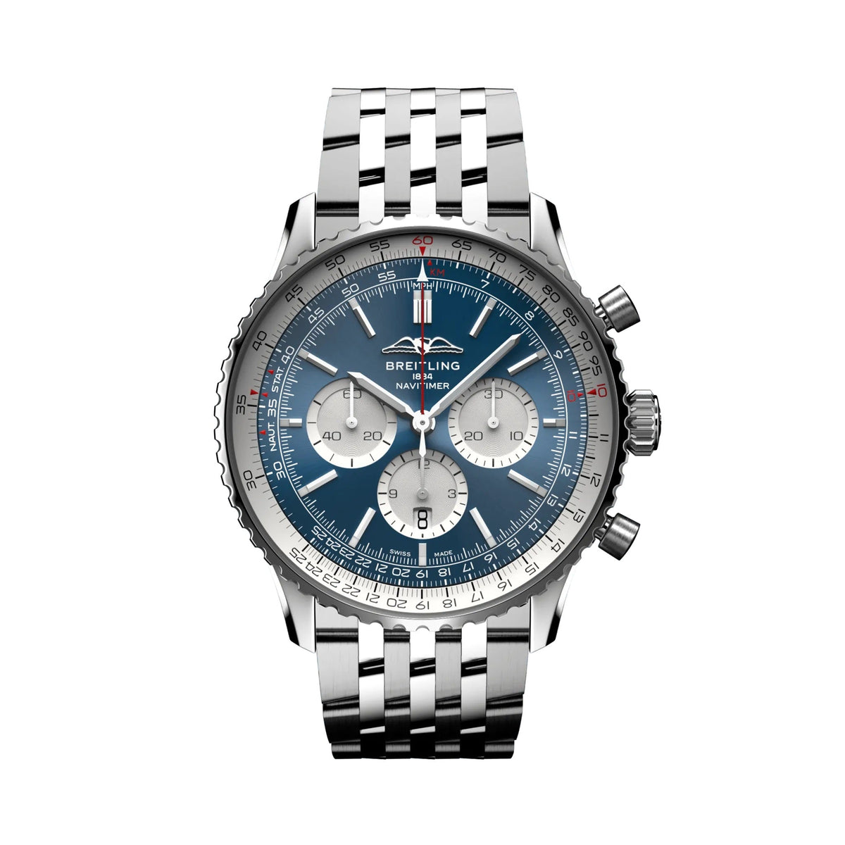 BT Navitimer B01 Chronograph 46 Stainless Steel Ref# AB0137211C1A1