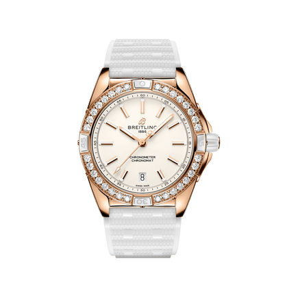 BT Super Chronomat Automatic 38 Origins, Small scale traceable 18k Red Gold, 32 lab-grown diamonds, Ref# R17356531G1S1, Unworn 2024