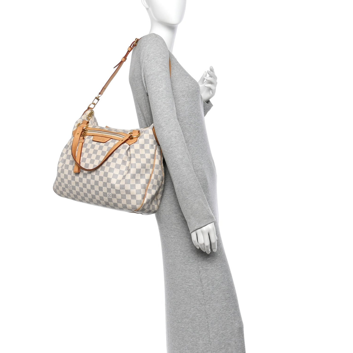 Louis Vuitton Damier Azur Evora GM White