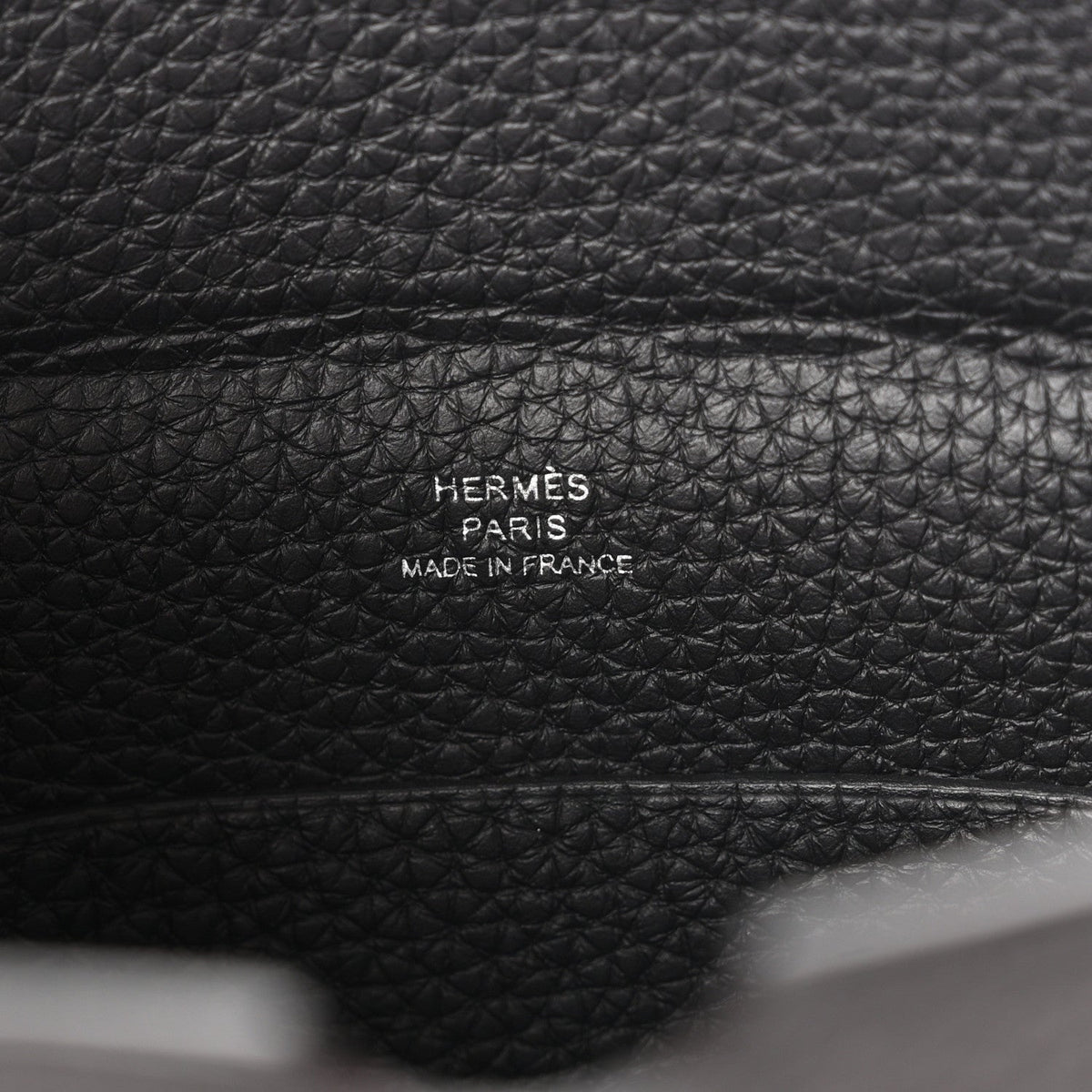 Hermès Togo Videpoches Black Ebene