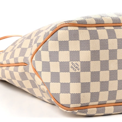 Louis Vuitton Damier Azur Delightful MM Rose Ballerine