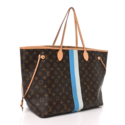 Louis Vuitton Monogram My LV Heritage Neverfull GM Bleu de France Vert Clair