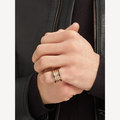 BVLGARI 18K Rose Gold B.zero1 Ring