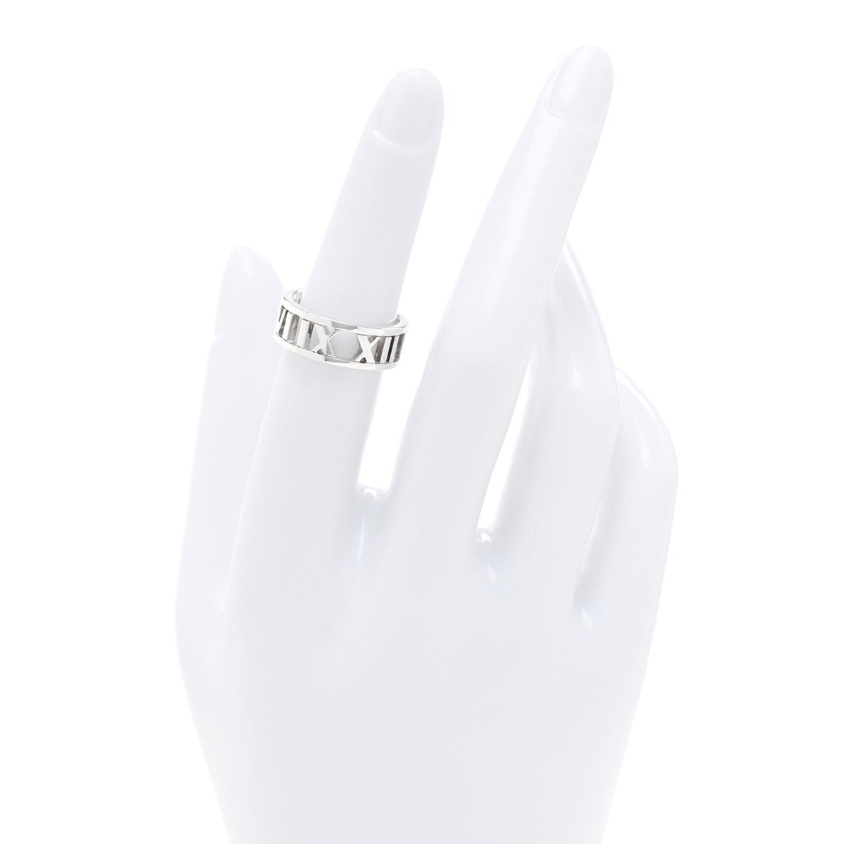Tiffany Sterling Silver Wide Atlas Open Ring 51 5.75