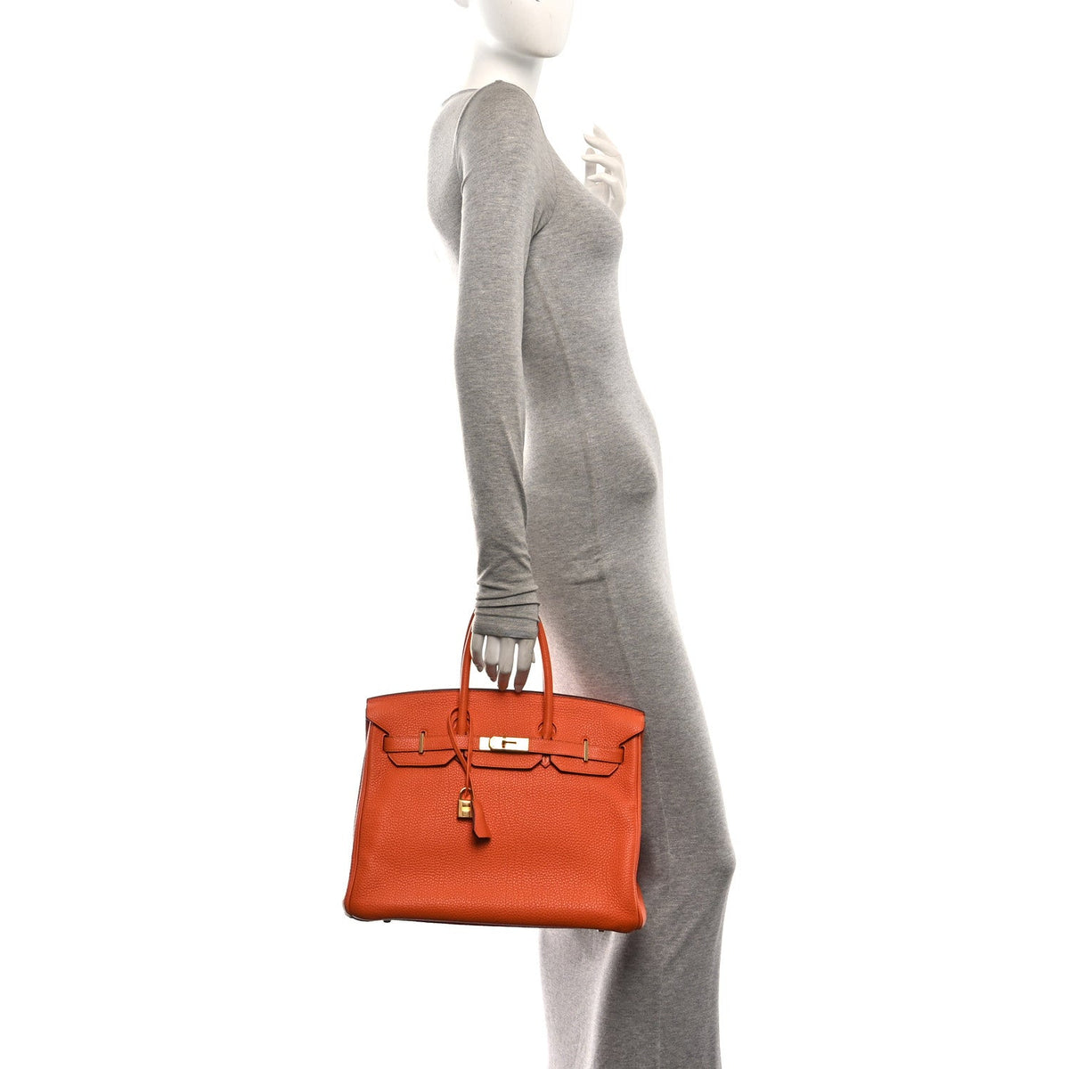Hermes Togo Birkin 35 Orange