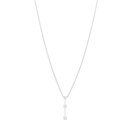 Roberto Coin 18K White Gold Diamond Drop Pendant Necklace