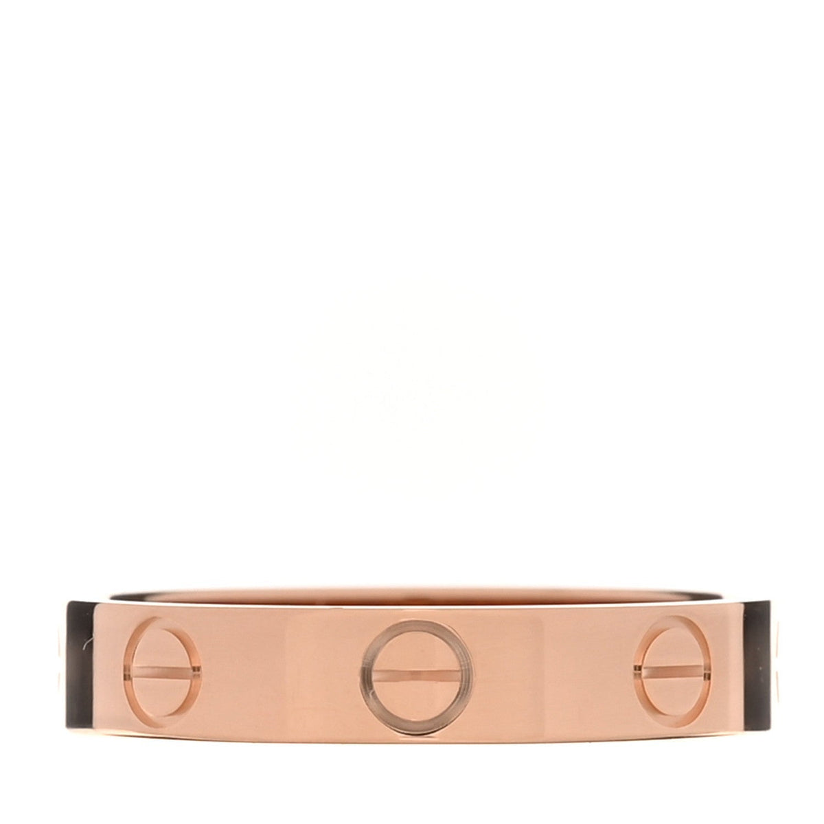 Cartier 18K Pink Gold 3.5mm LOVE Wedding Band Ring 53 6.5