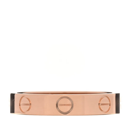 Cartier 18K Pink Gold 3.5mm LOVE Wedding Band Ring 53 6.5