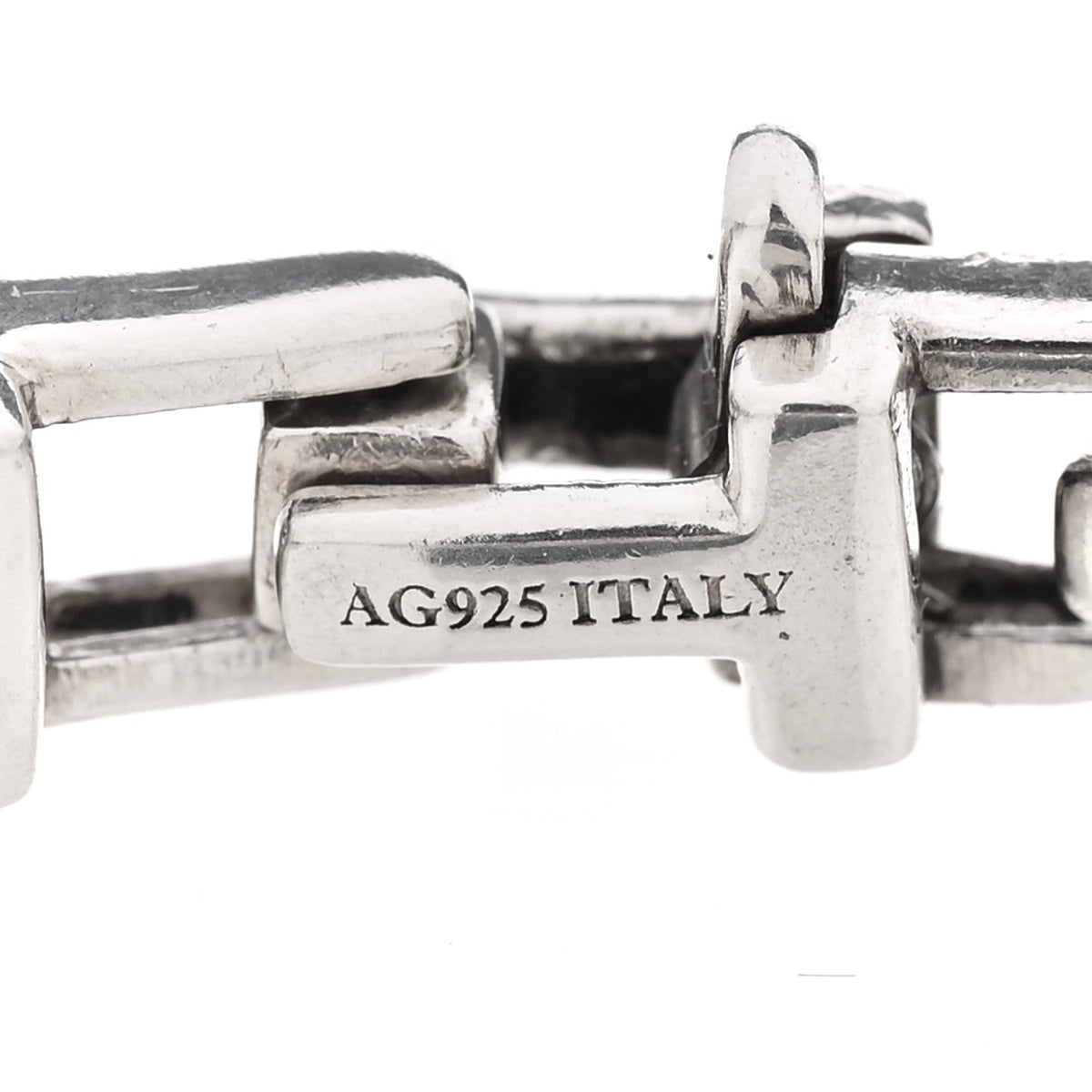 Tiffany Sterling Silver T Link Chain Bracelet