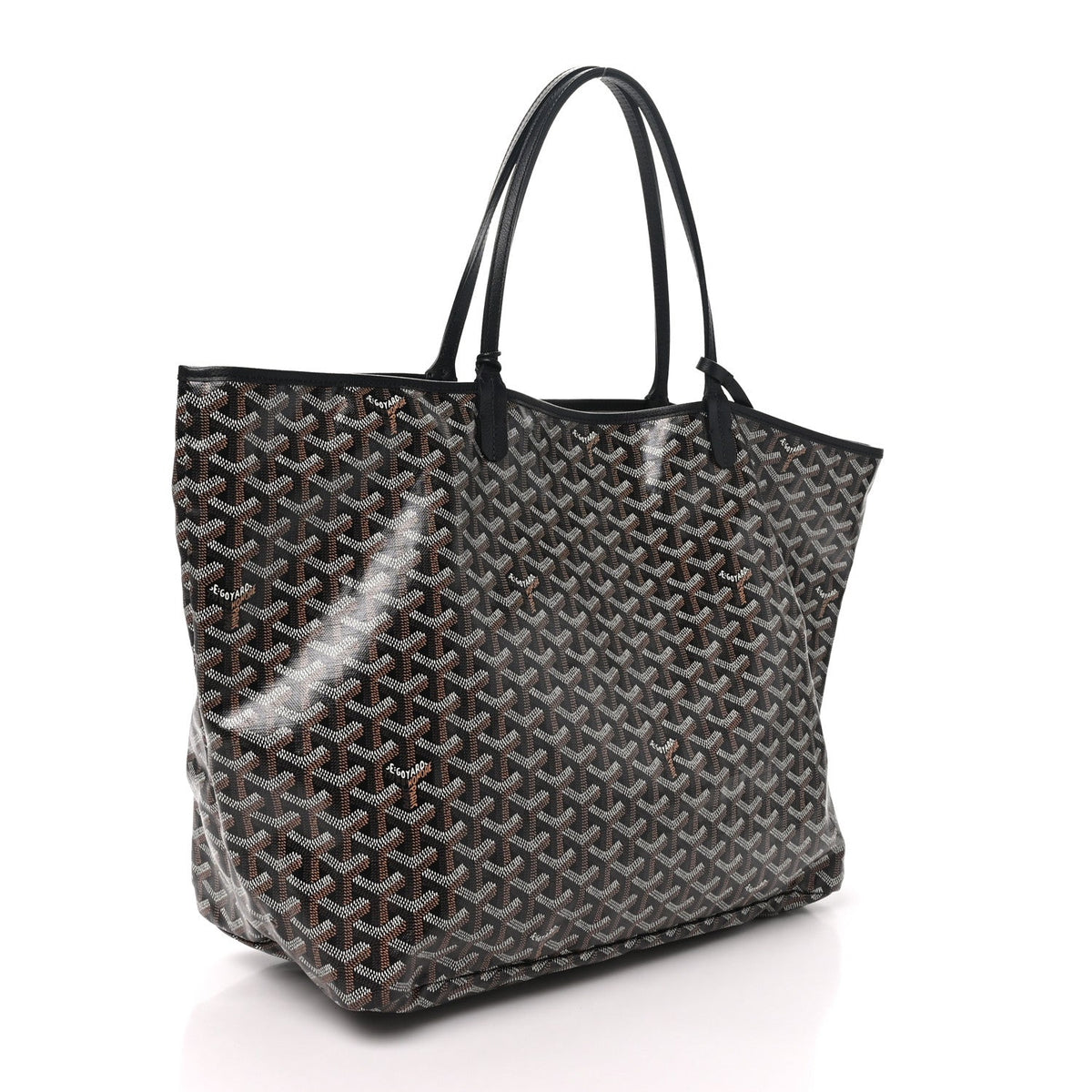 Goyard Goyardine Saint Louis GM Tote Bag Black