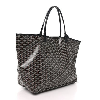 Goyard Goyardine Saint Louis GM Tote Bag Black