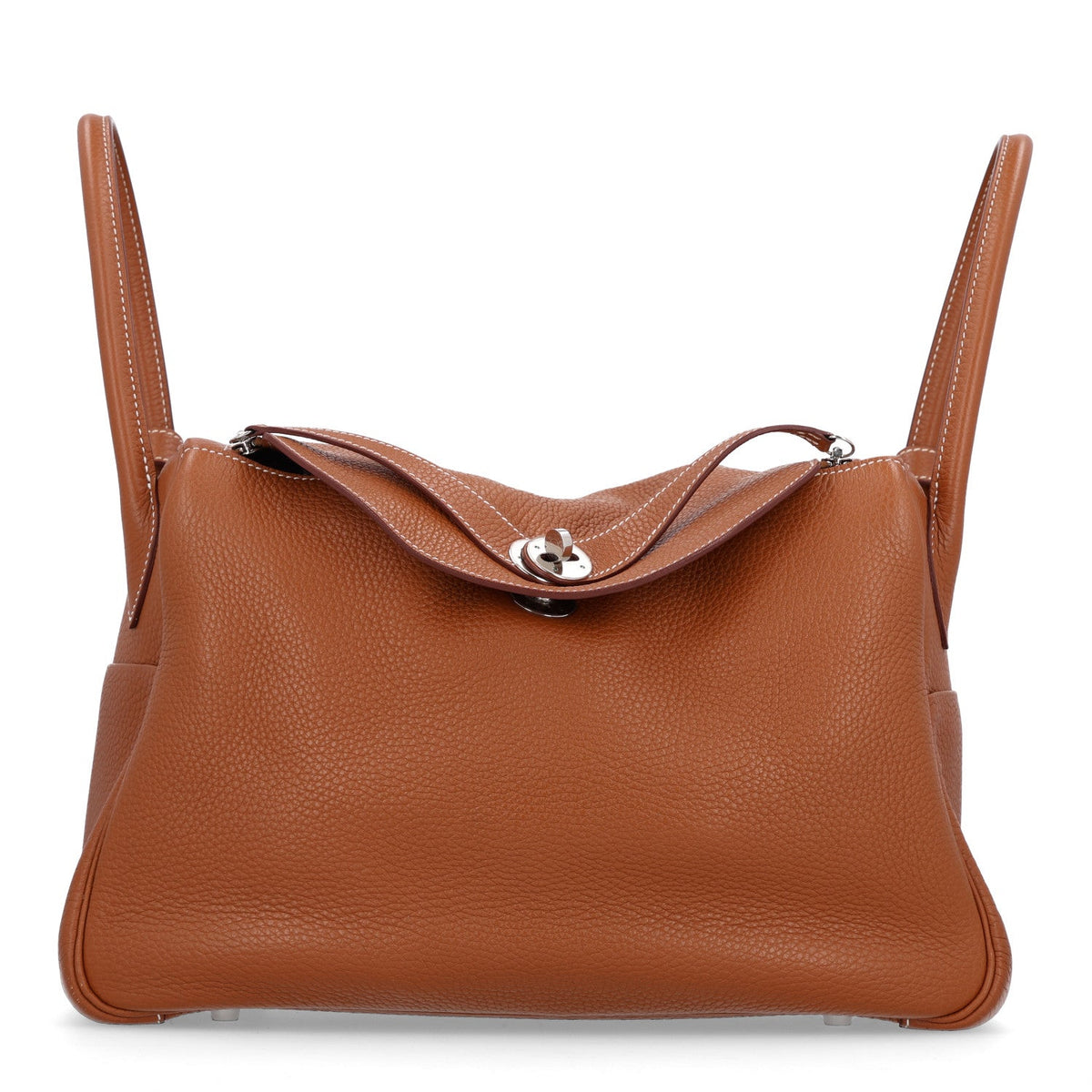Hermes Taurillon Clemence Lindy 34 Bag Gold