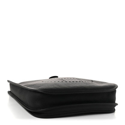 Hermes Taurillon Clemence Evelyne III PM Black