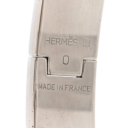 Hermes Enamel Narrow Clic Clac H Bracelet PM Rouge
