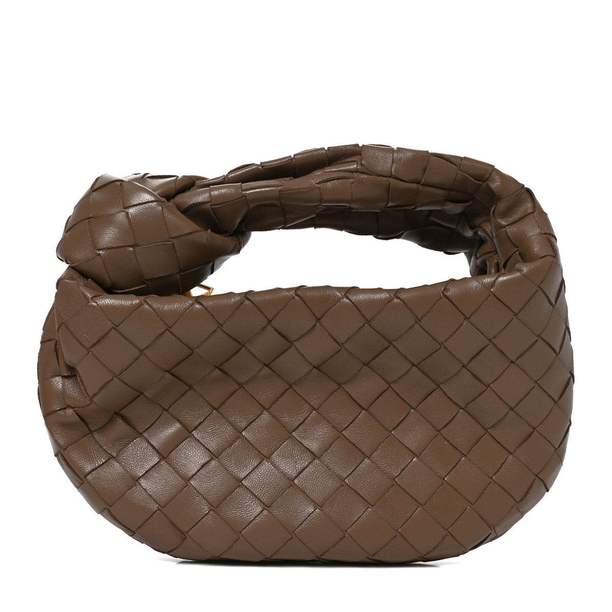 Bottega Veneta Nappa Intrecciato Mini Jodie Dark Taupe