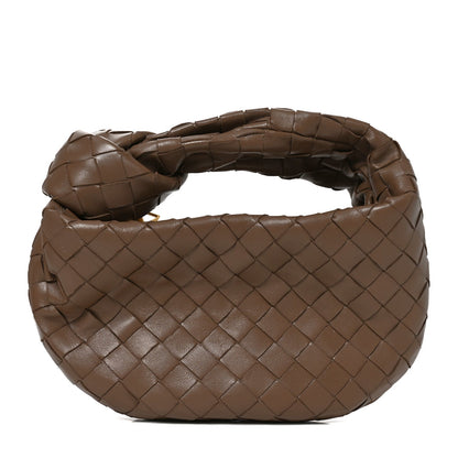 Bottega Veneta Nappa Intrecciato Mini Jodie Dark Taupe