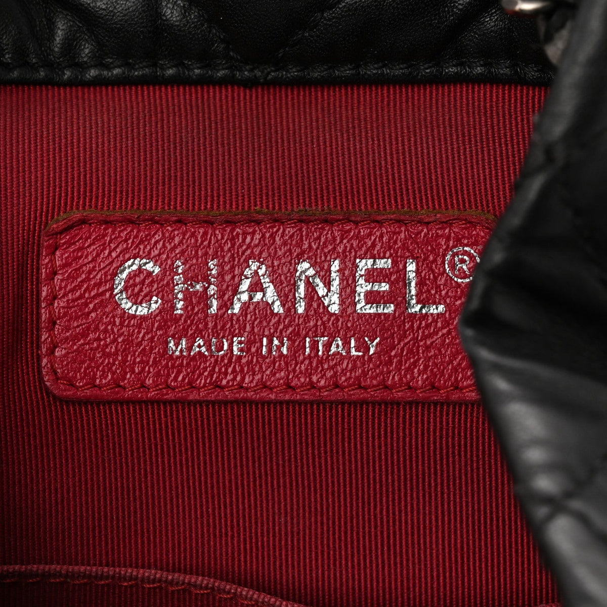 Chanel Aged Calfskin Quilted Small Gabrielle Backpack Black