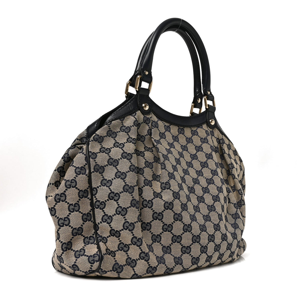 Gucci Monogram Medium Sukey Tote Navy