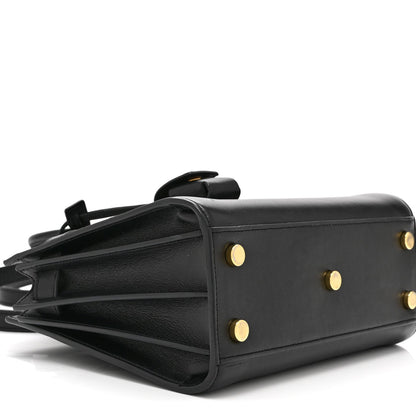 Saint Laurent Calfskin Nano Sac De Jour Black
