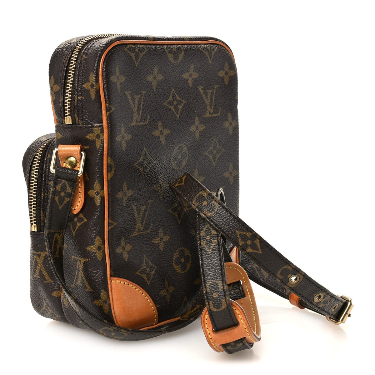 Louis Vuitton Monogram Coated Canvas Amazone Bag Brown