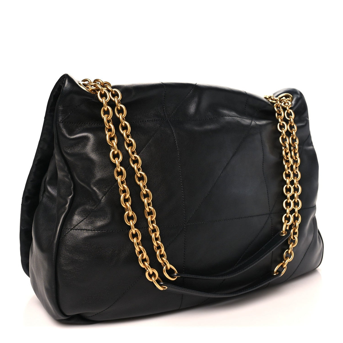 Saint Laurent Lambskin Matelasse Monogram Large Jamie 4.3 Shoulder Bag Black 1901958