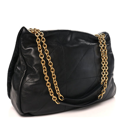 Saint Laurent Lambskin Matelasse Monogram Large Jamie 4.3 Shoulder Bag Black 1901958