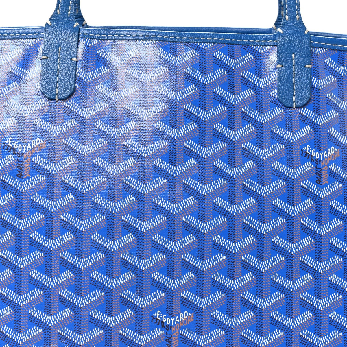 Goyard Goyardine Artois PM Tote Sky Blue