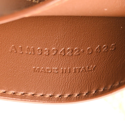 Saint Laurent Raffia Calfskin Baby Le 5 A 7 Hobo Natural Brick